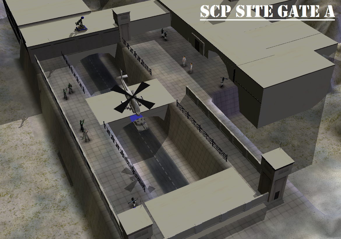 Scp foundation base top view