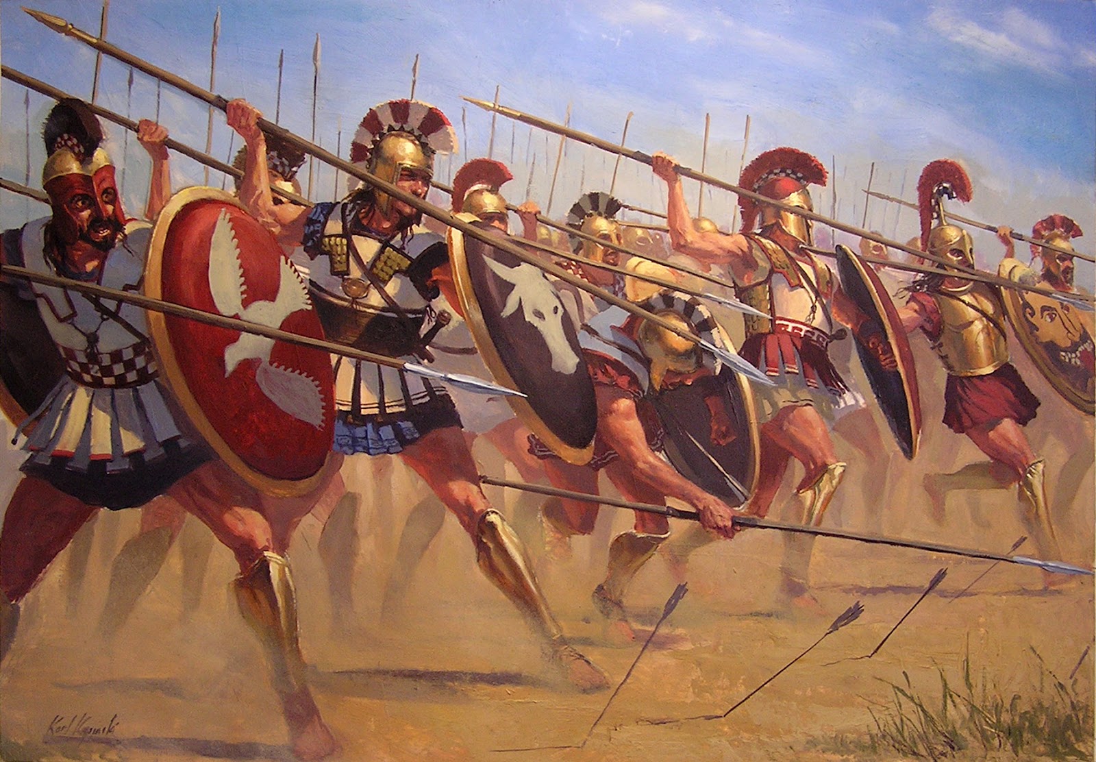 persian empire at battle