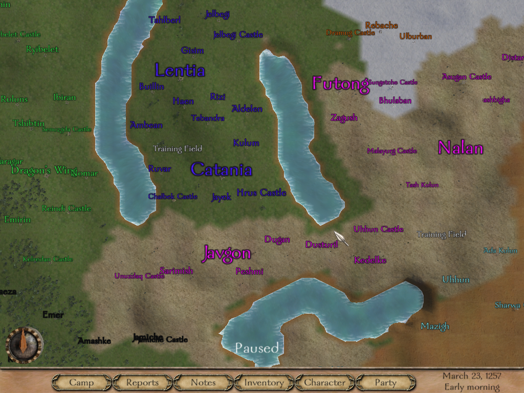 mount and blade warband new map