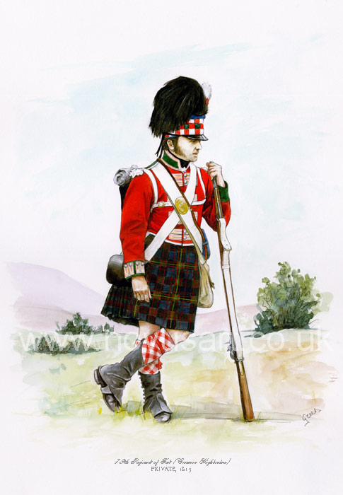 One view of the 79th New York Cameron Highlanders