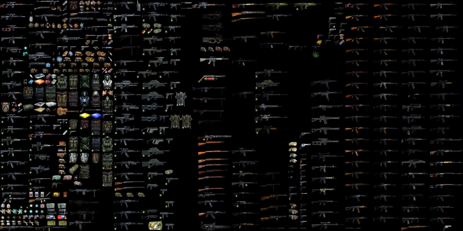 stalker shadow of chernobyl console commands weapons