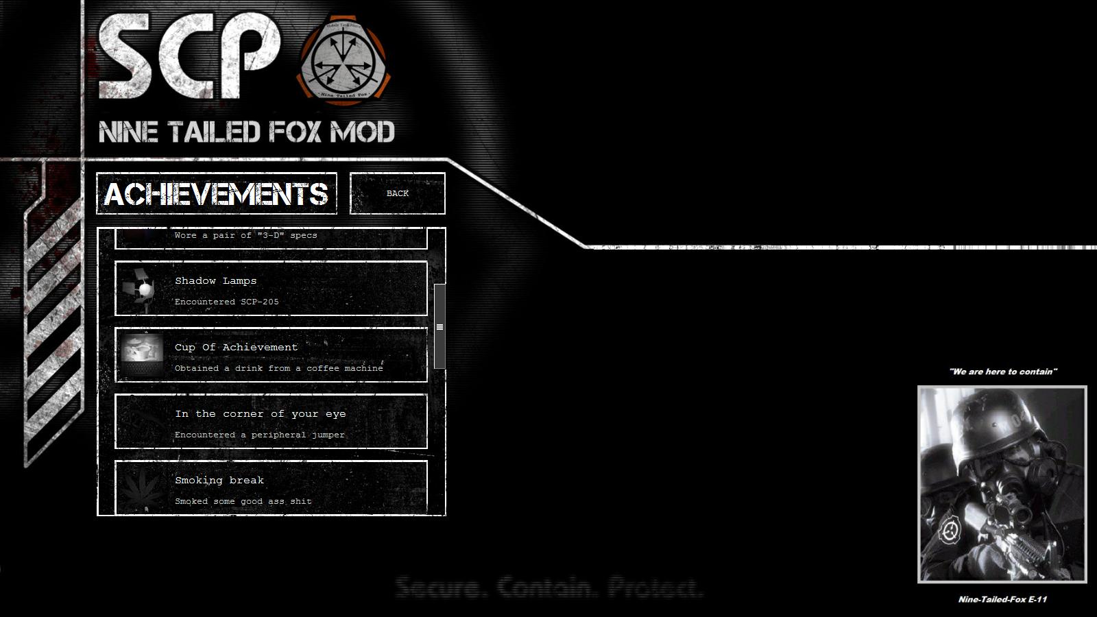 SCP: Nine-Tailed Fox - PCGamingWiki PCGW - bugs, fixes, crashes, mods,  guides and improvements for every PC game