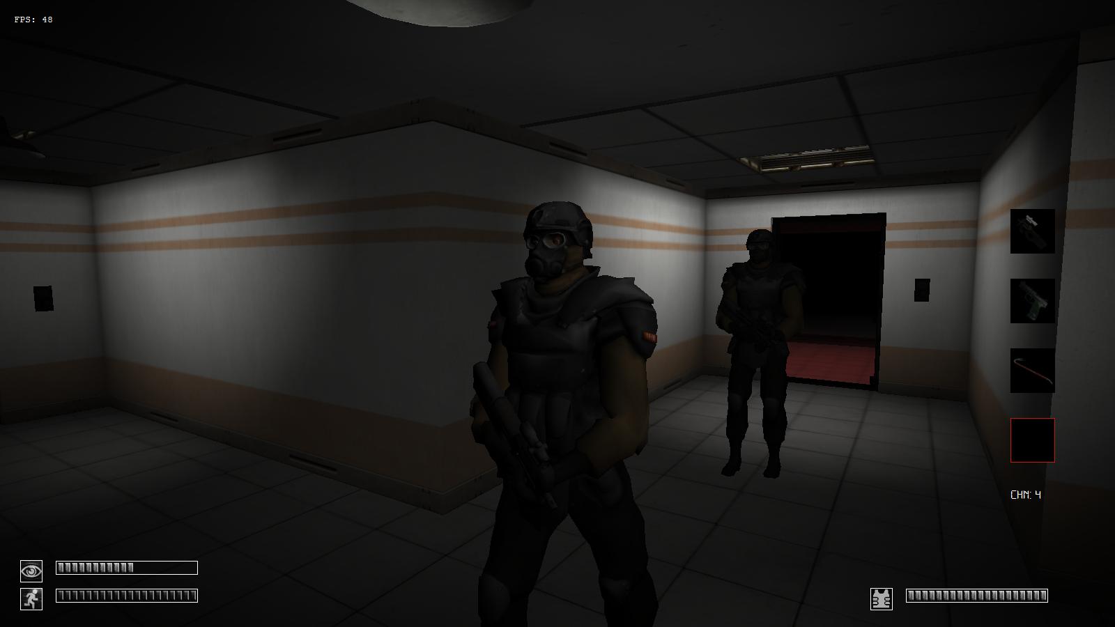 Another Screenshot of the MTF Units walking image - SCP: CB Nine Tailed Fox  Mod for SCP - Containment Breach - ModDB