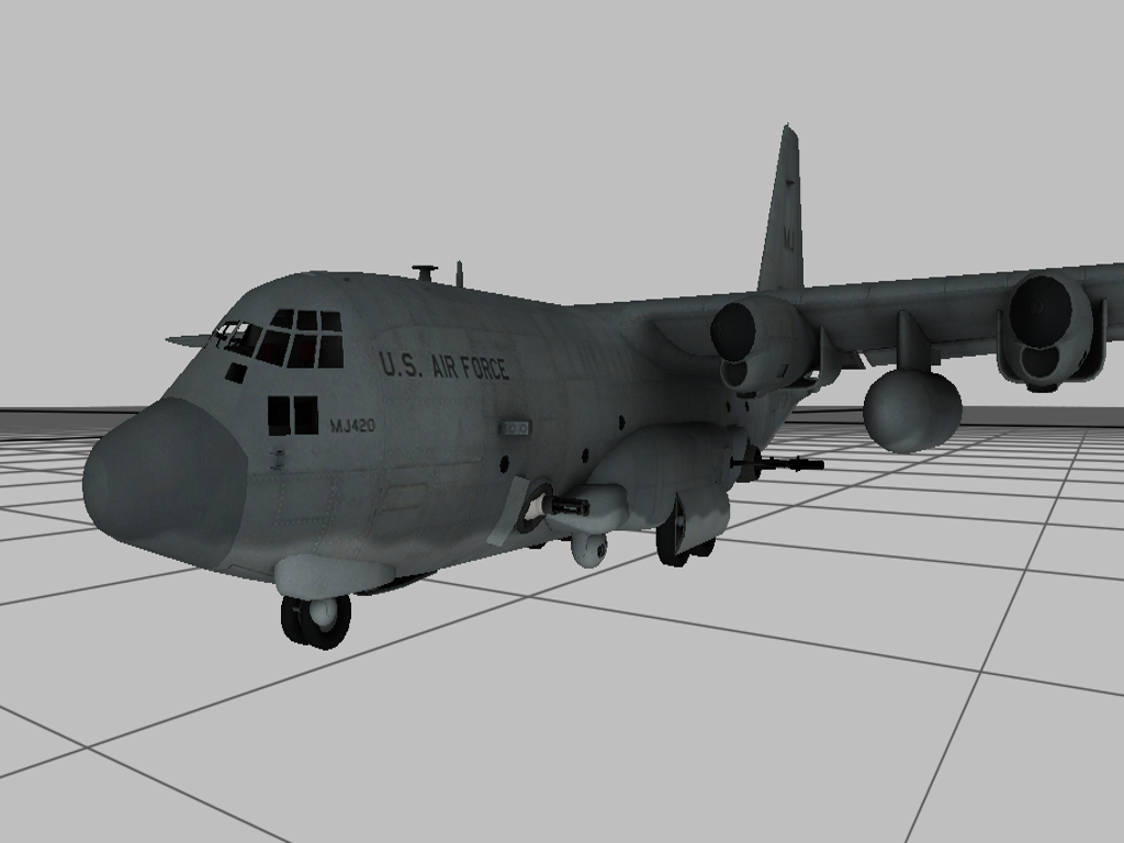 AC-130 image - Black Hawk Down mod for Battlefield 2.