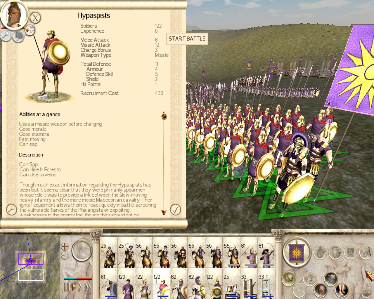 Rome total war trait list