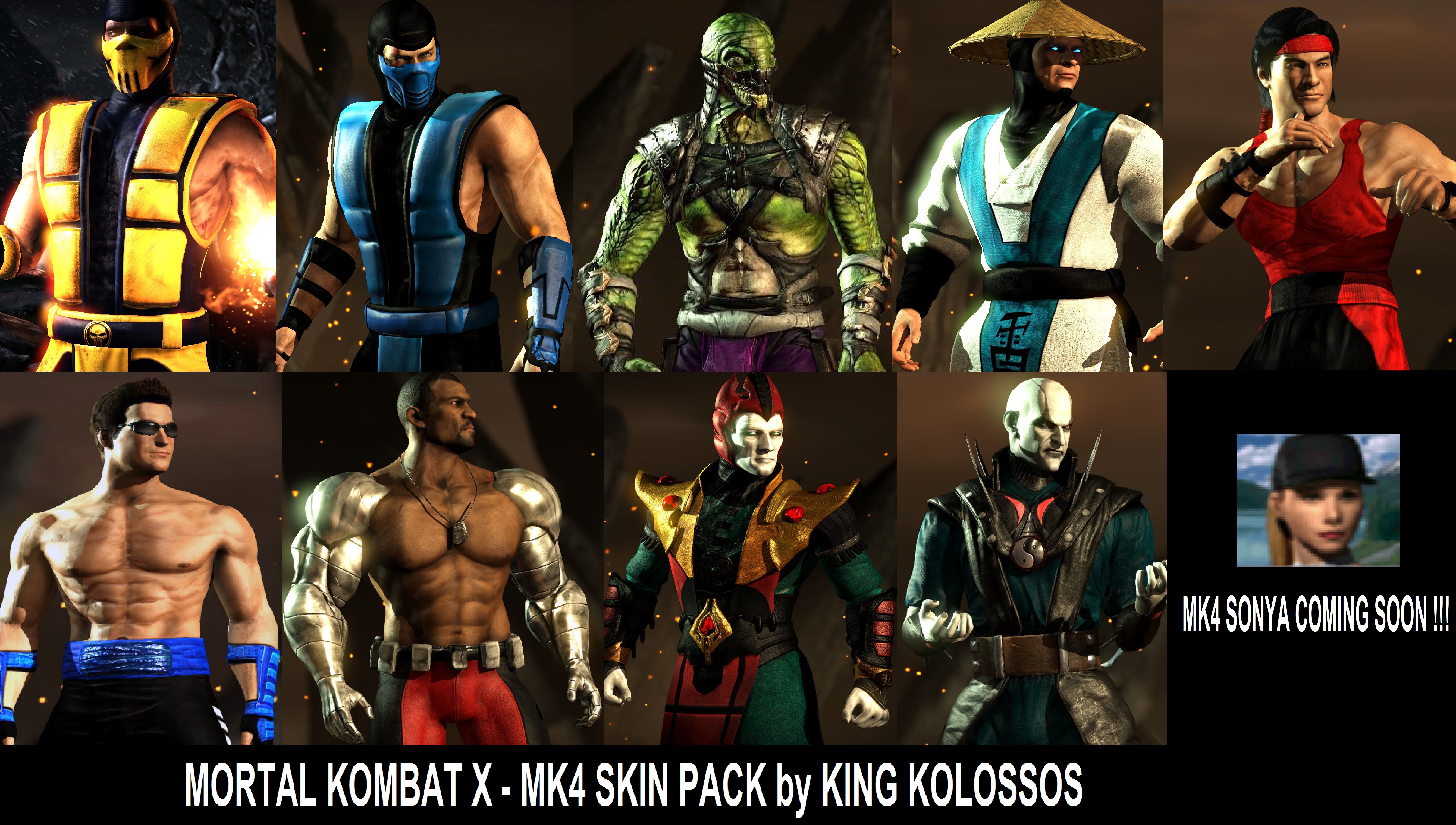 Image 1 - MKX - [ MK4 Skin Pack ] by King Kolossos mod for 