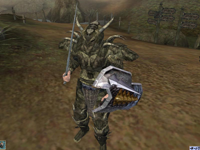 In-Game shot #3 image - Durzog Armor Addon mod for Elder Scrolls III: Morro...