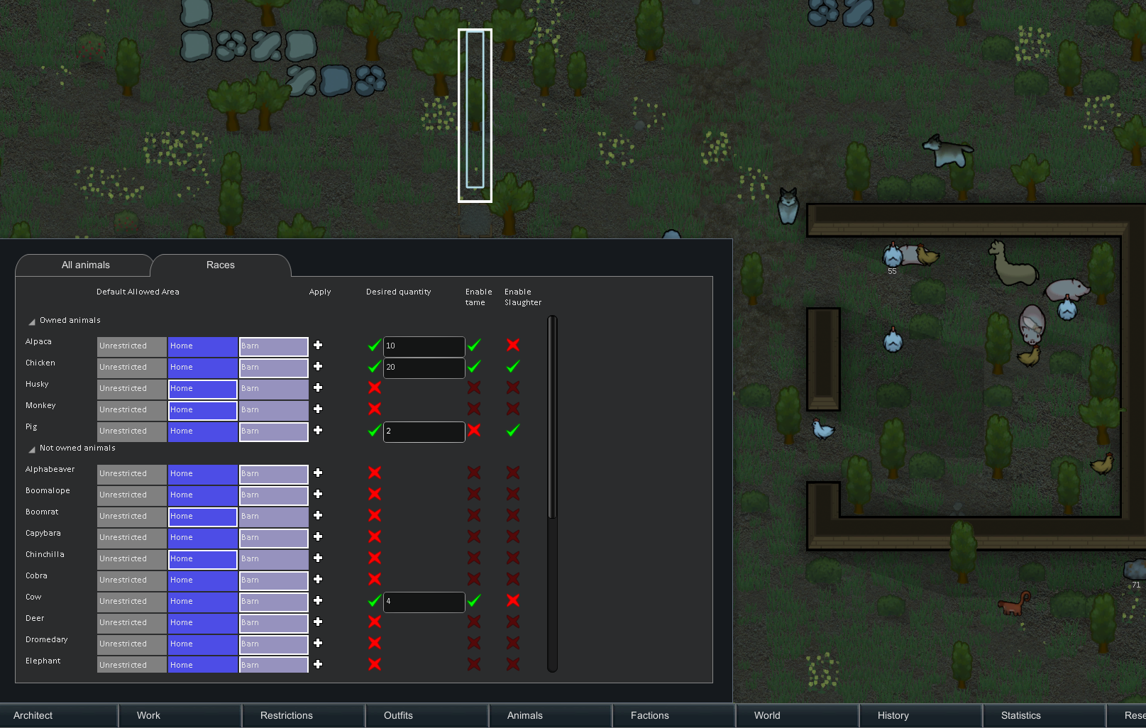rimworld how to use dev mode