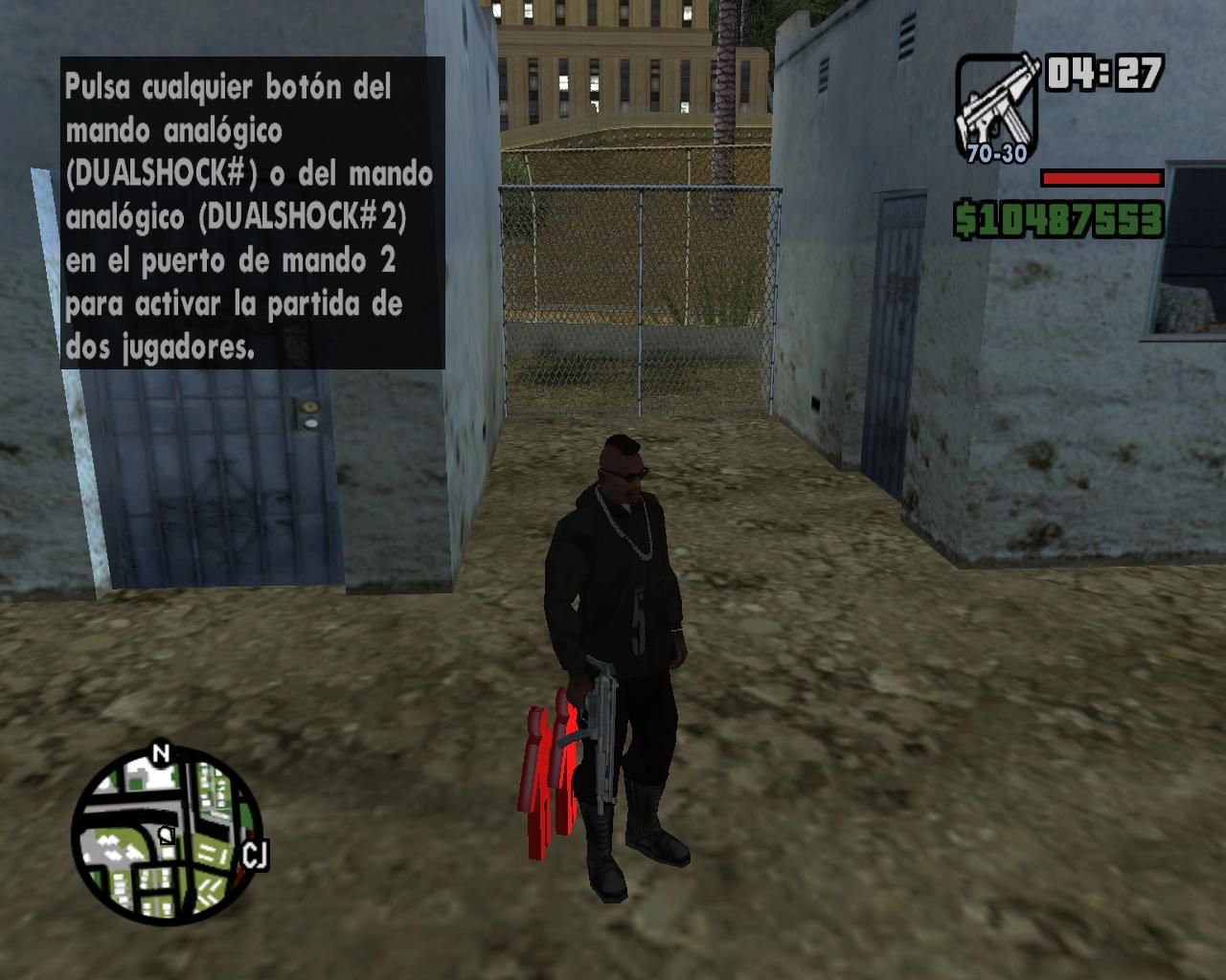 how to play 2 players on san andreas