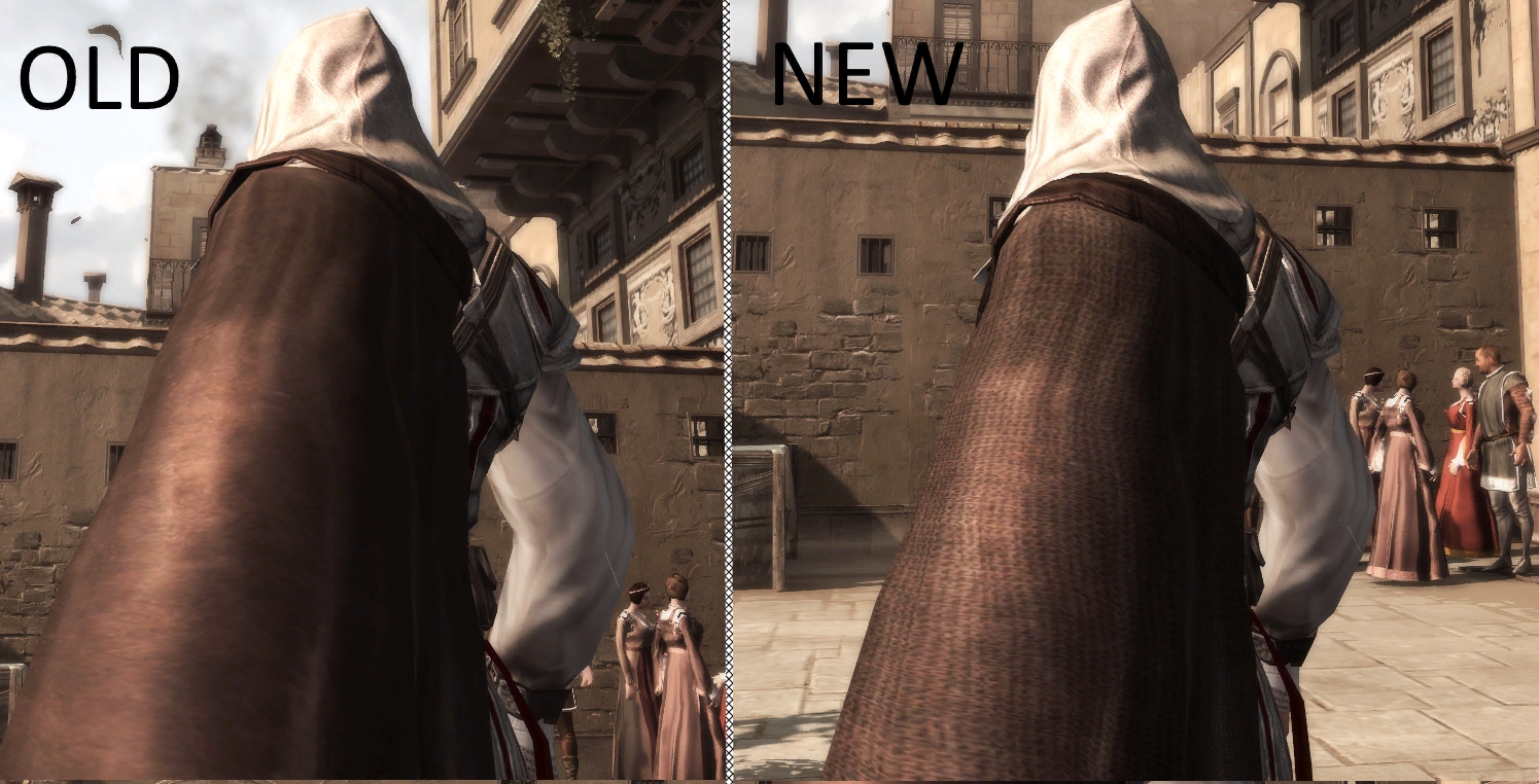 Assassin's Creed 2 - Mod 'Overhaul 2.0' ya disponible; Detalles y  Screenshots Comparativos
