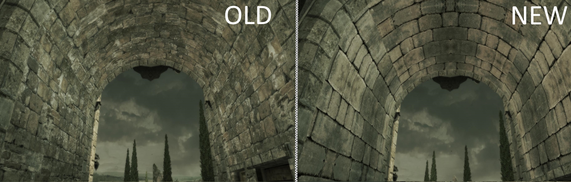 Assassin's Creed 2 Overhaul Mod Comparison + Commentary [Monteriggioni] 