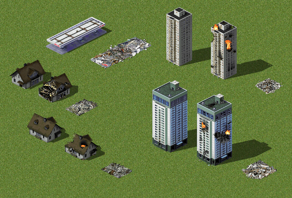 More civilian buildings image - Scorched Earth RA2 with Smart AI for C&C: Alert 2 - Mod DB