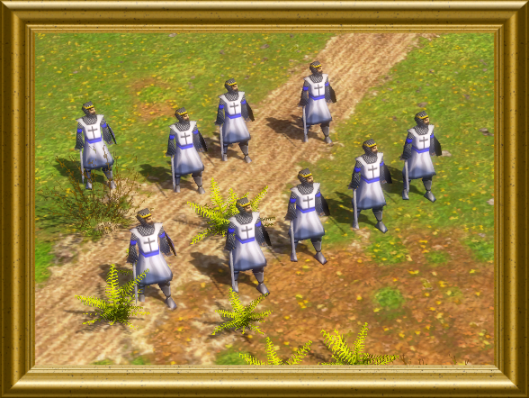 age of empires teutonic knight