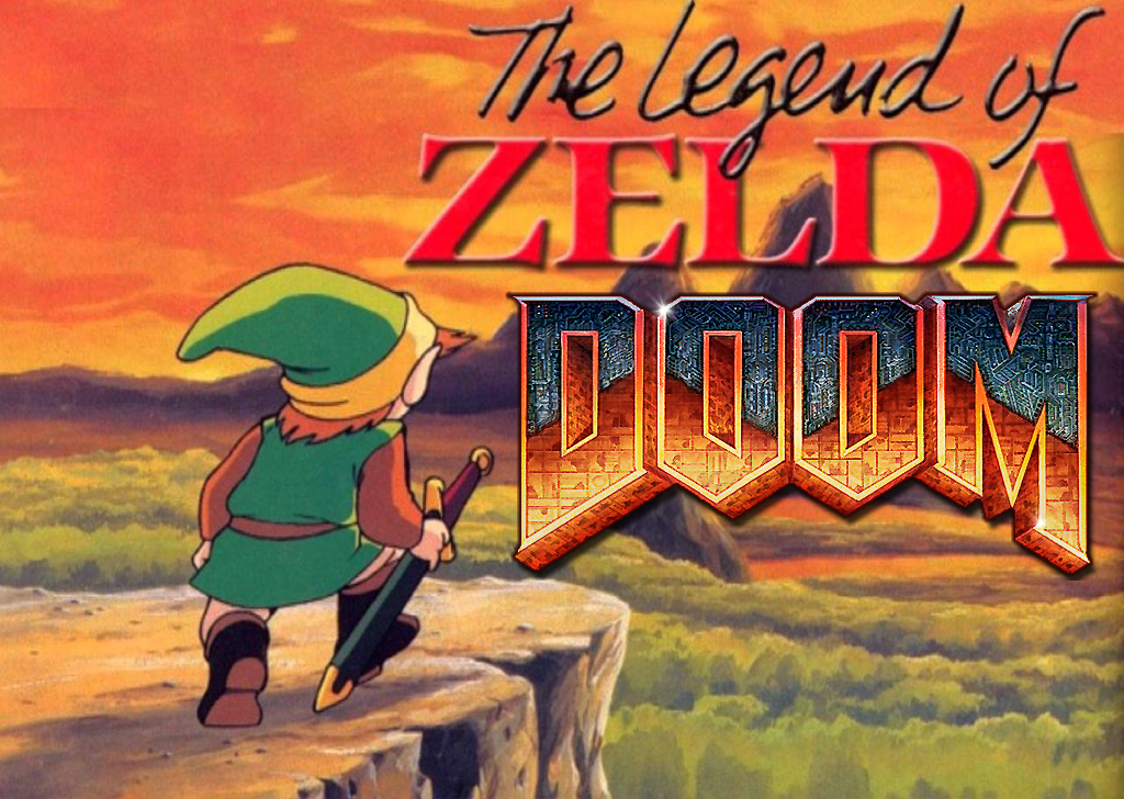 Legend of zelda mods. The Legend of Zelda 1986 обложка. Total Conversion Doom.