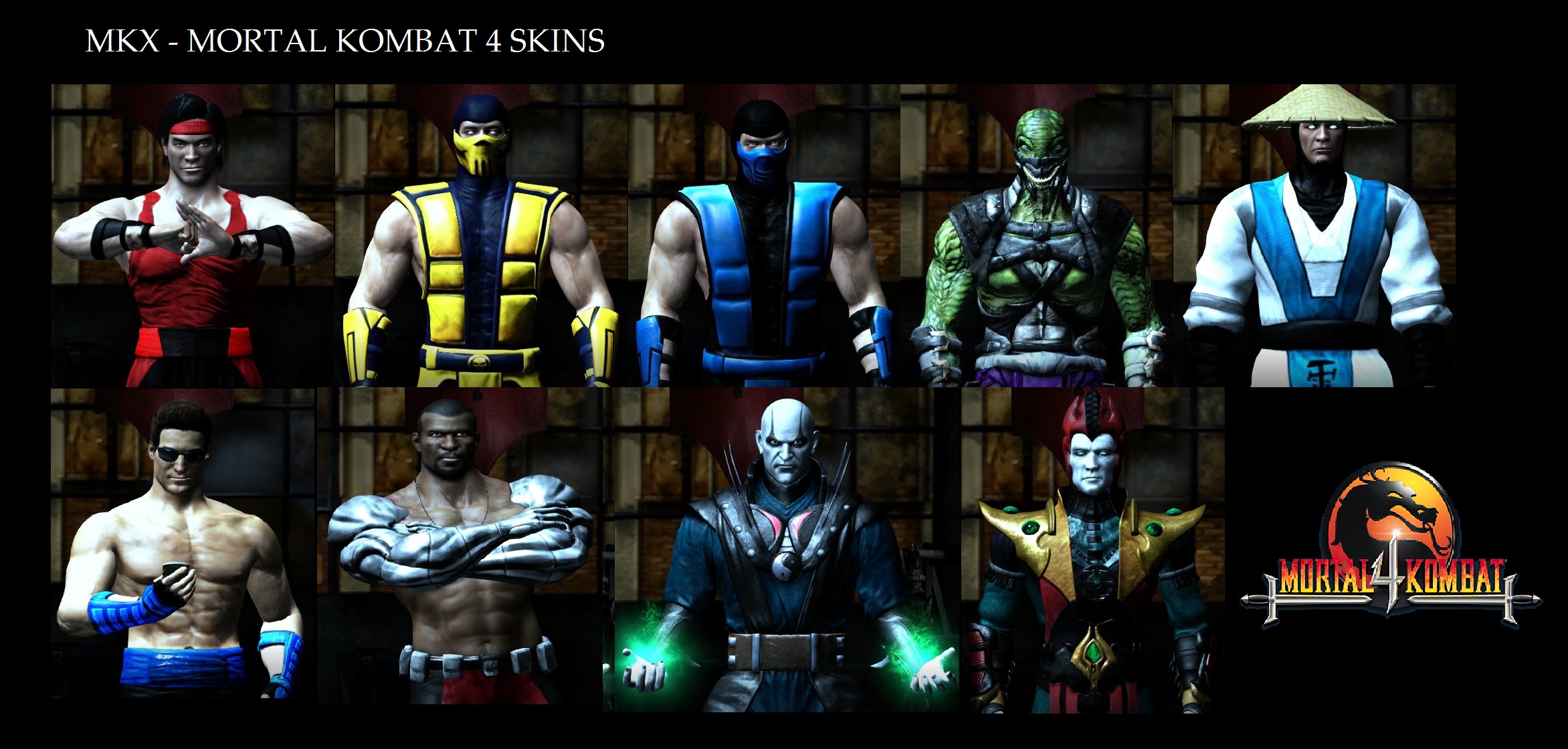 Image 2 - MKX - [ MK4 Skin Pack ] by King Kolossos mod for 