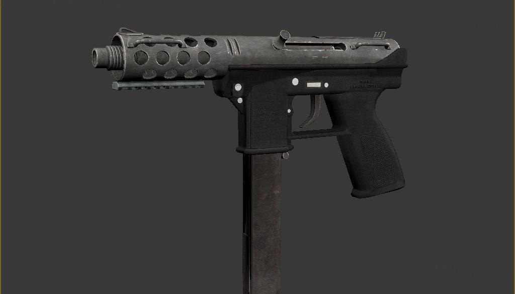 Как нарисовать tec 9