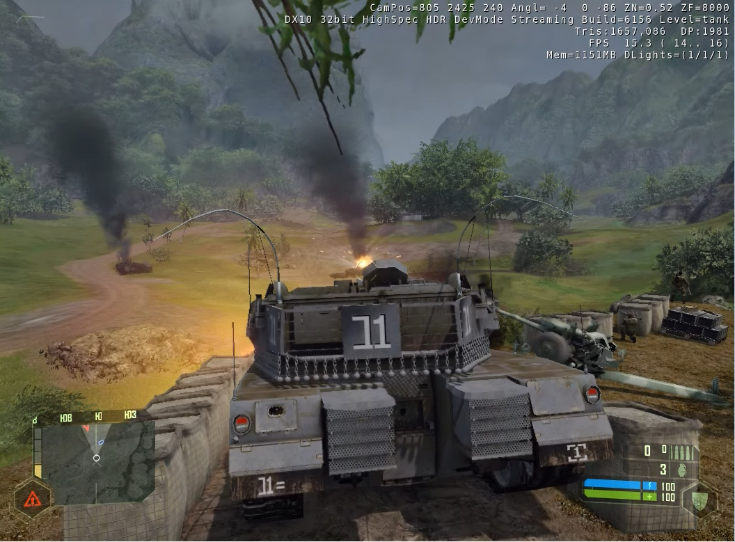crysis destroy tanks nothing happens