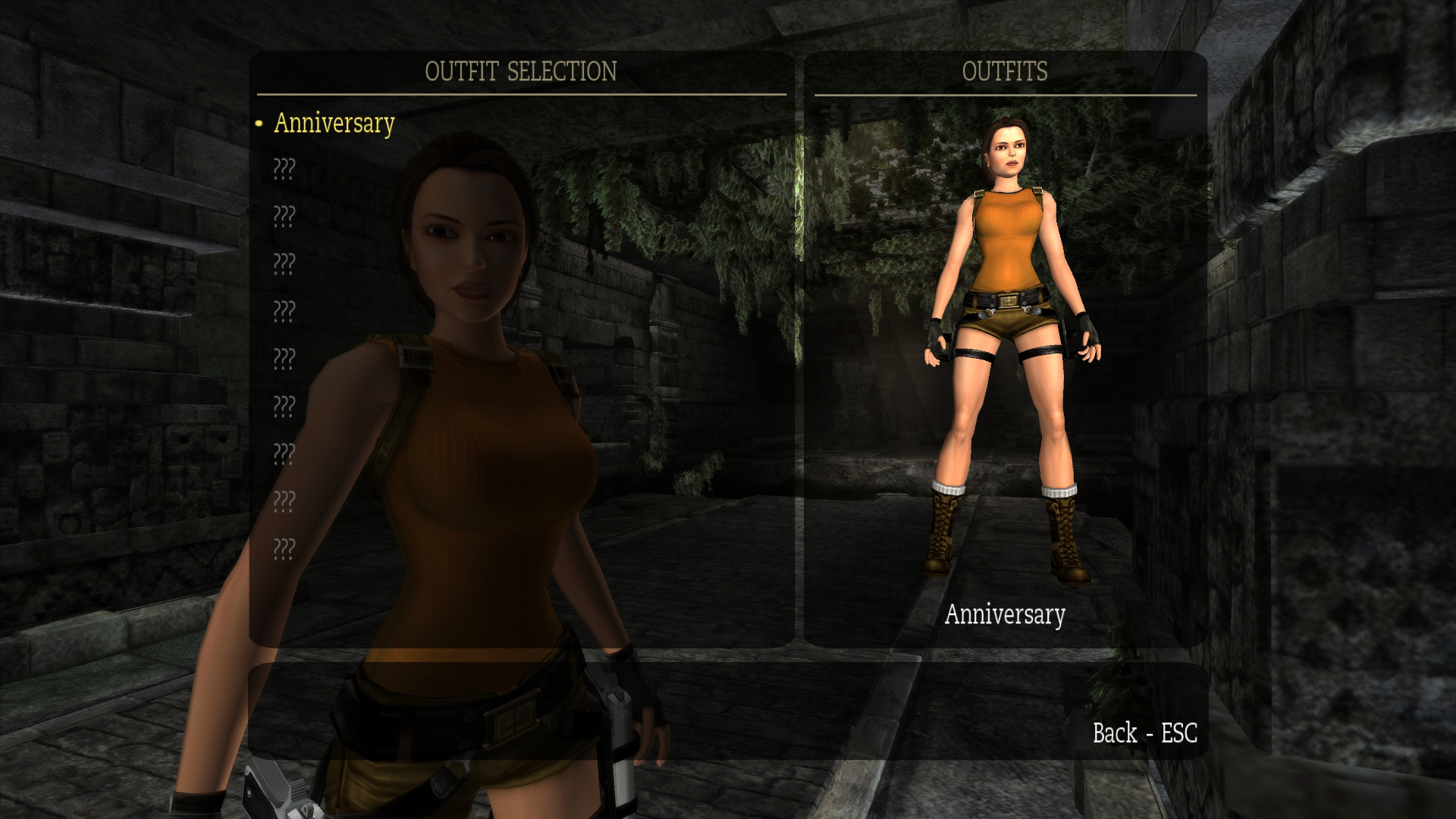 Image 5 Gold Colored Anniversary Outfit Mod For Tomb Raider 