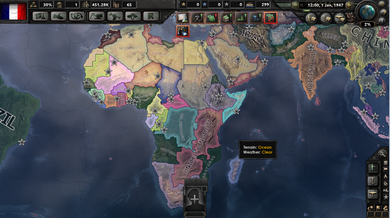 Africa base countries finished image - 1949 Iron Wall Mod for Hearts of ...