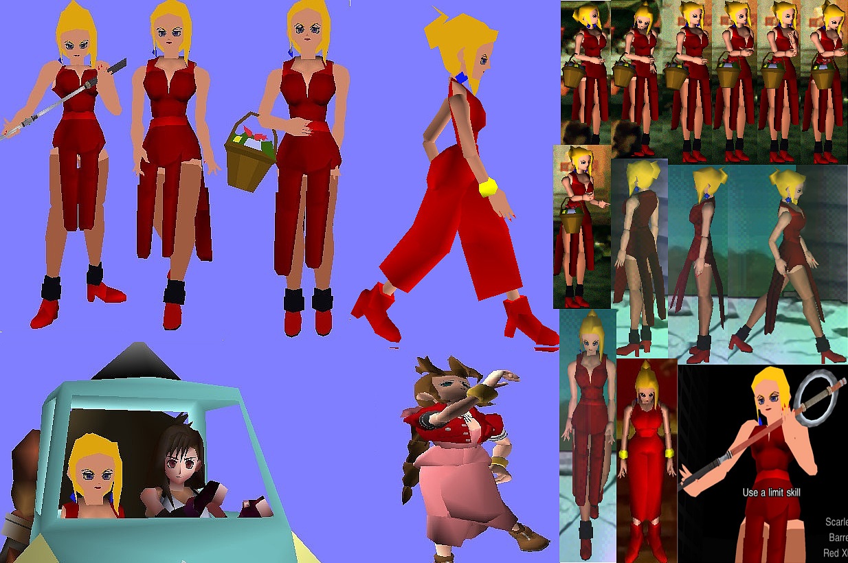 Final fantasy vii моды. FF VII Mod Scarlet.