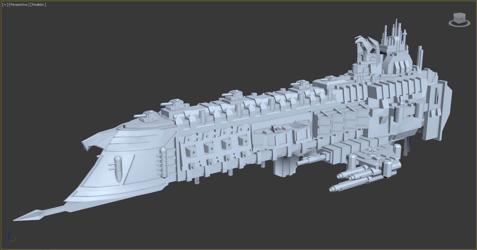 Imperial Oberon-class battleship image - Sins of the Gothic Galaxy mod ...