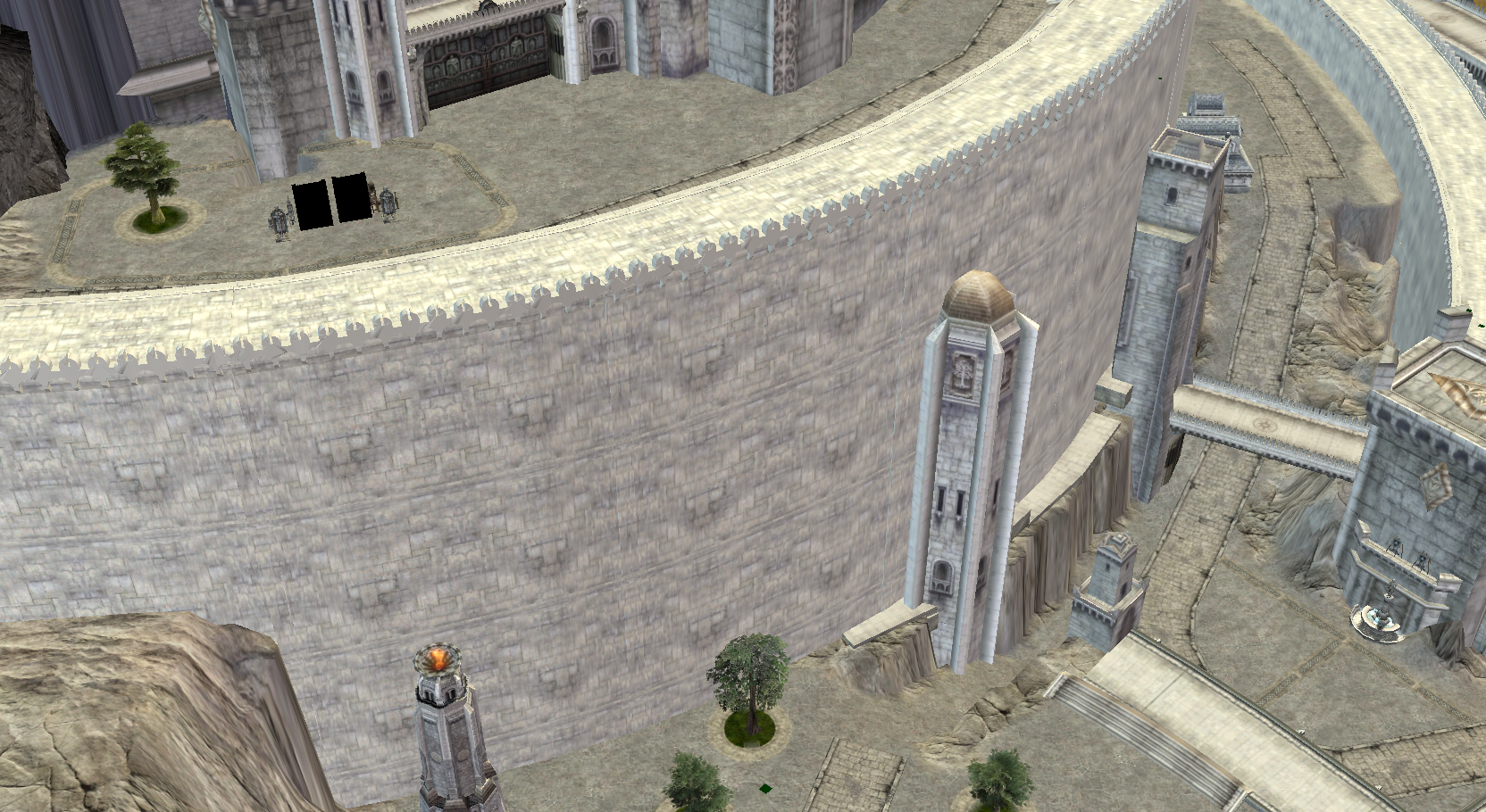 Minas Tirith map in work (prewiew of the wall model). image - An