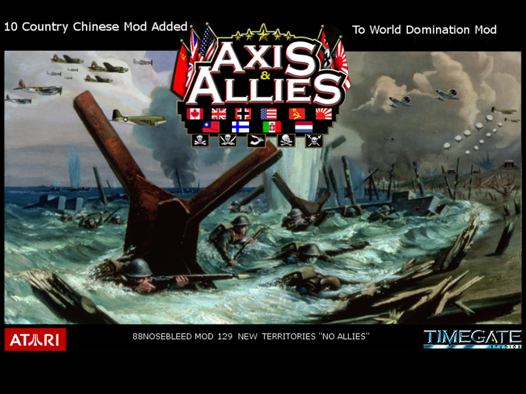 Axis & Allies RTS 10 Country Chinese Mod Added - ModDB