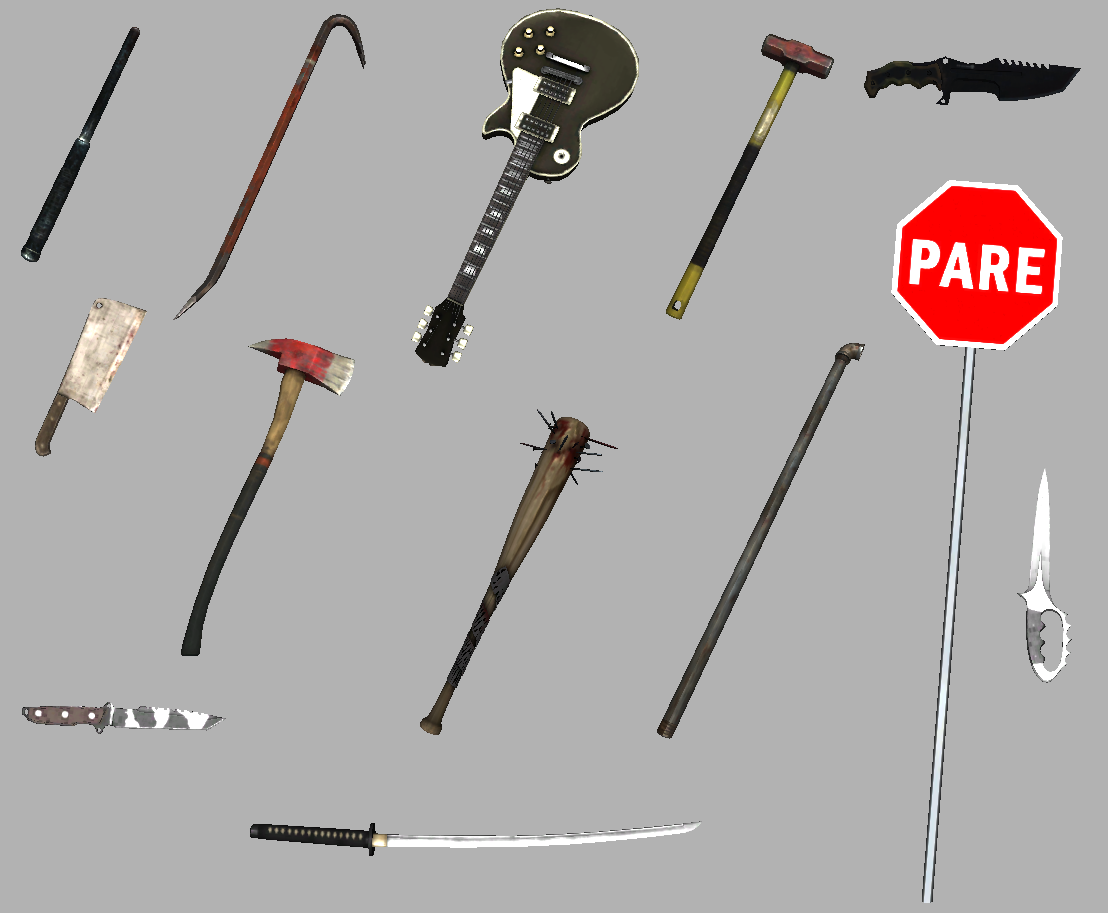 melee weapons 1.8.9