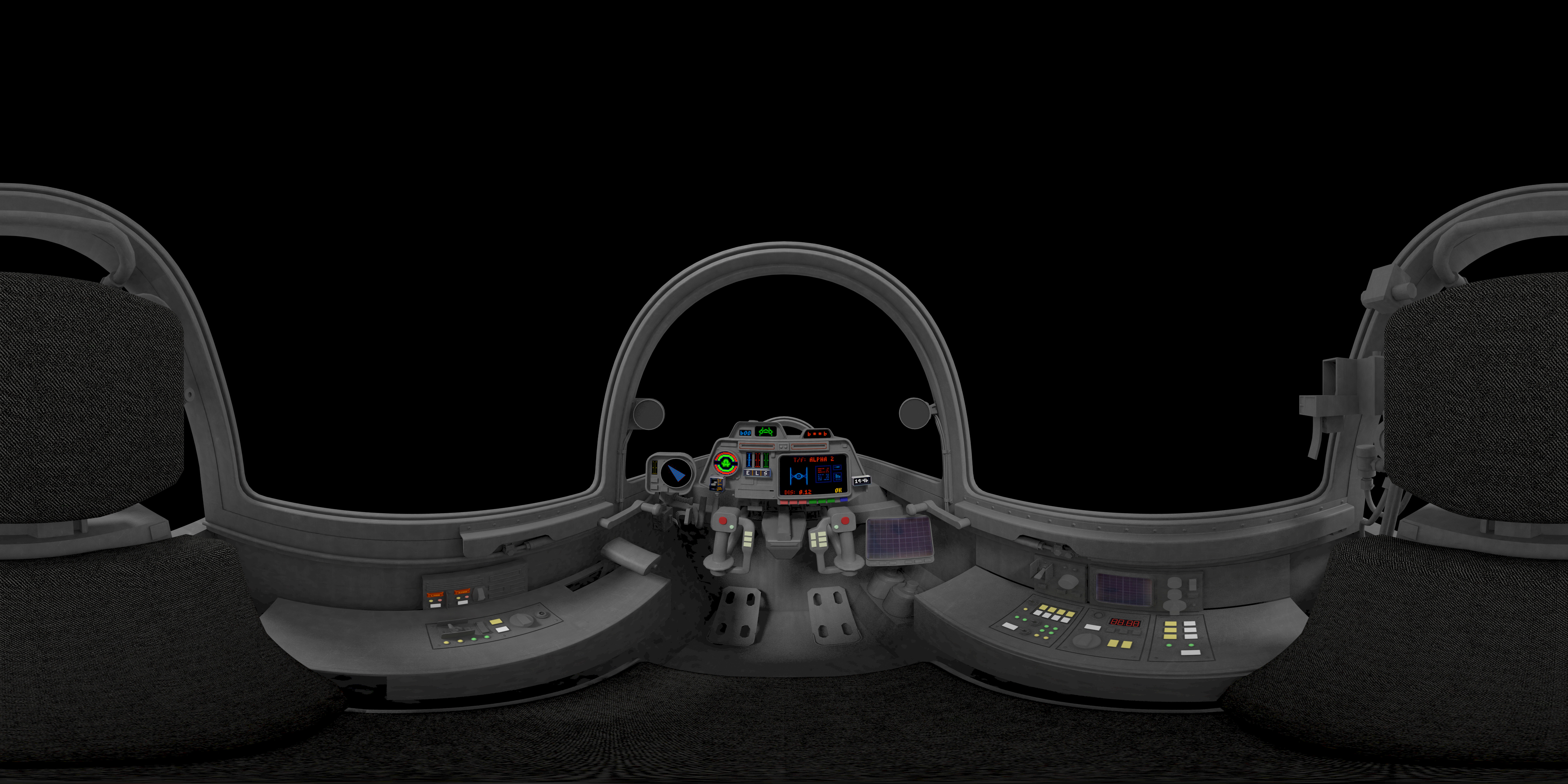 x wing cockpit full size replica