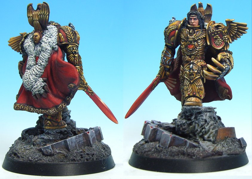 Emperor of Mankind model base II image - WH 30K-40K Adeptus Custodes ...