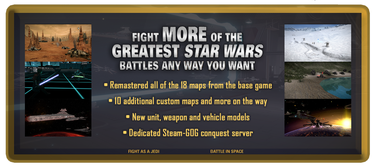 swbf2 remaster 1.5 r2 file - Star Wars Battlefront II Remastered mod for Star  Wars Battlefront II - ModDB