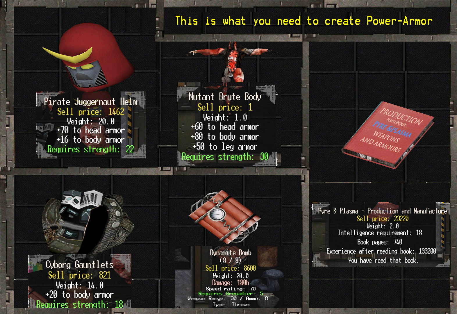 What You Need To Craft Power Armor In Paradigm Worlds Image Mod Db