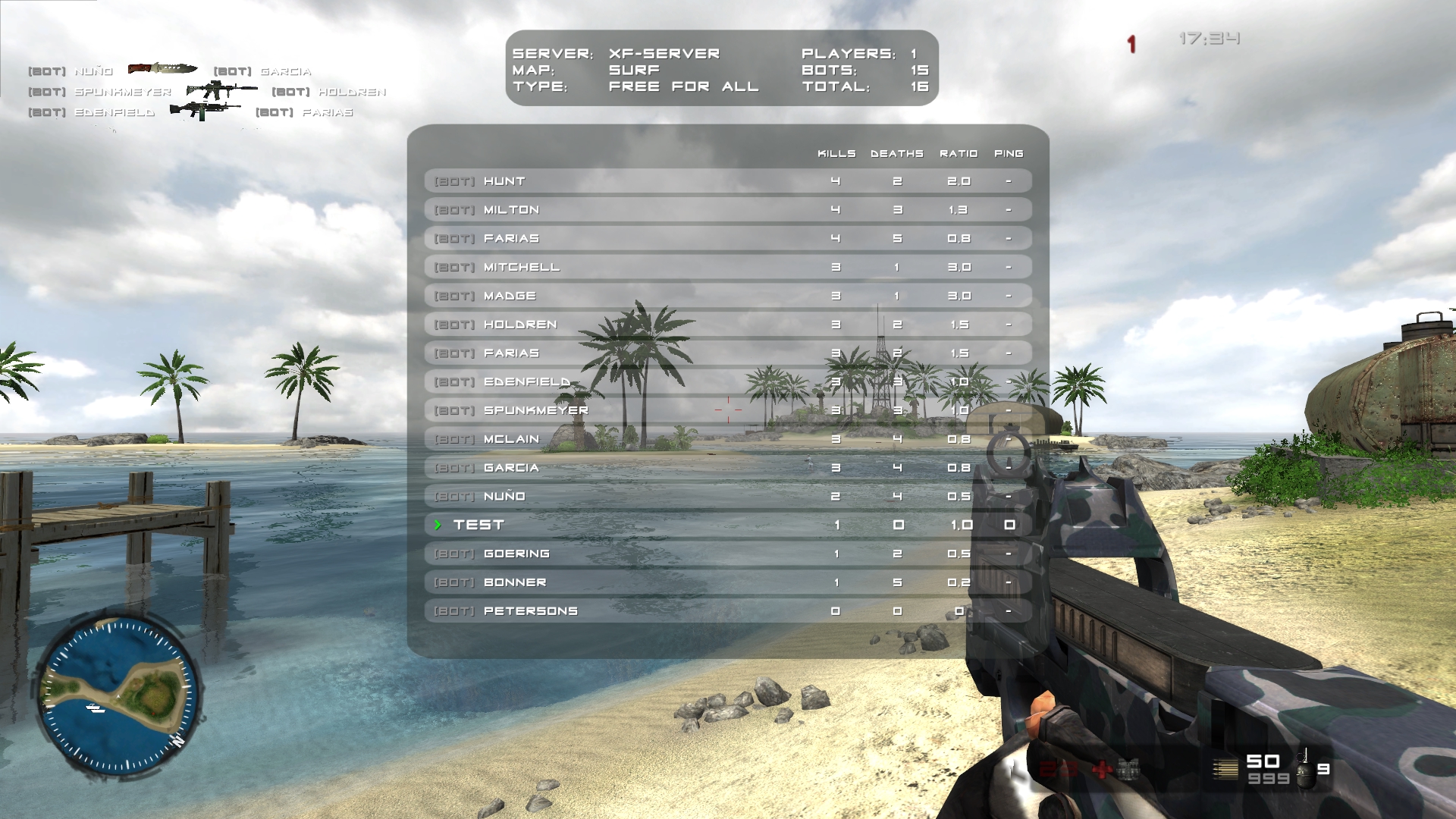 Score board - Free For All image - Far Cry: CrossFire mod for Far Cry ...