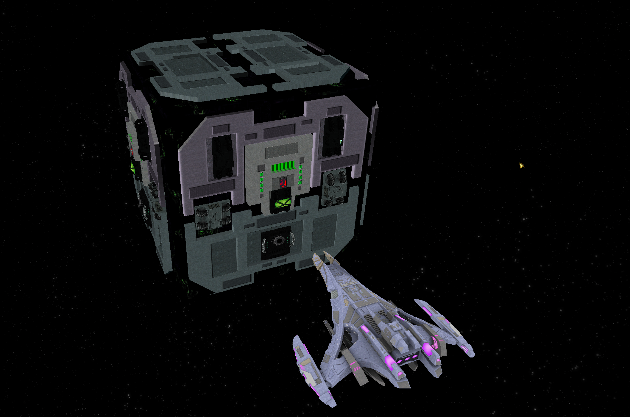 Star Trek CCG Borg Tactical Cube The Borg 123R 