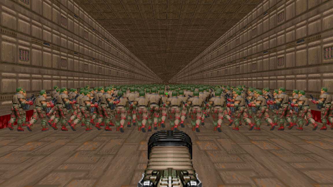 Image 4 - The Hallway of Doom mod for Doom II.