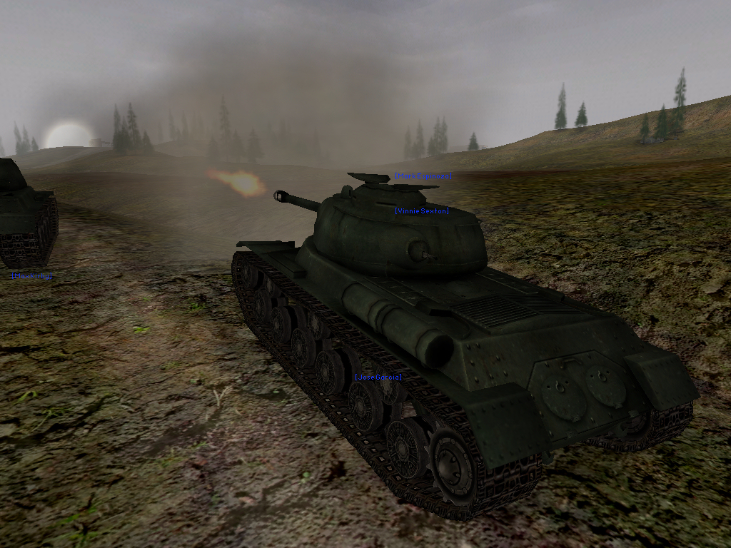 Ingame shots of the IS-2 image - Warfront mod for Battlefield 1942 - ModDB