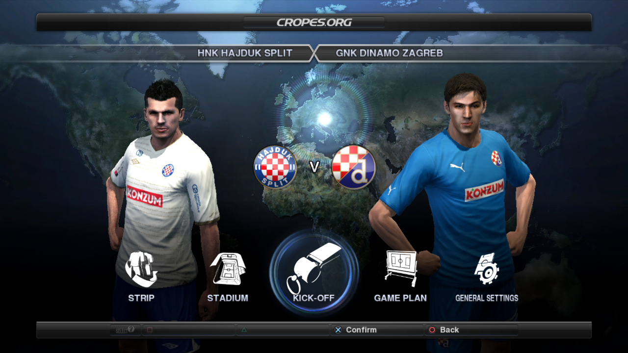 Exhibition match options image - CROPES HNL Patch (for PES 2012