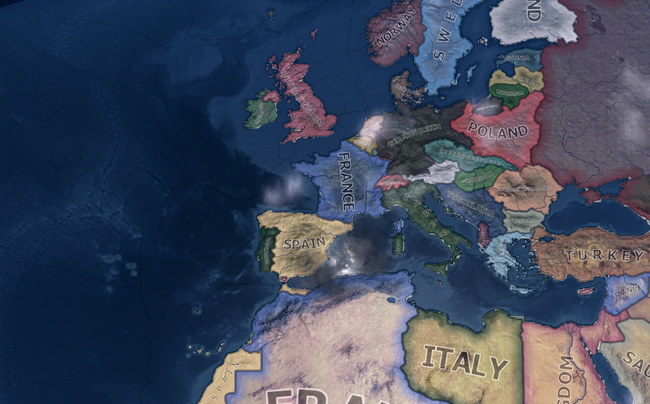 Europe 1936 Image Darkest Hour Mod For Hearts Of Iron Iv Mod Db