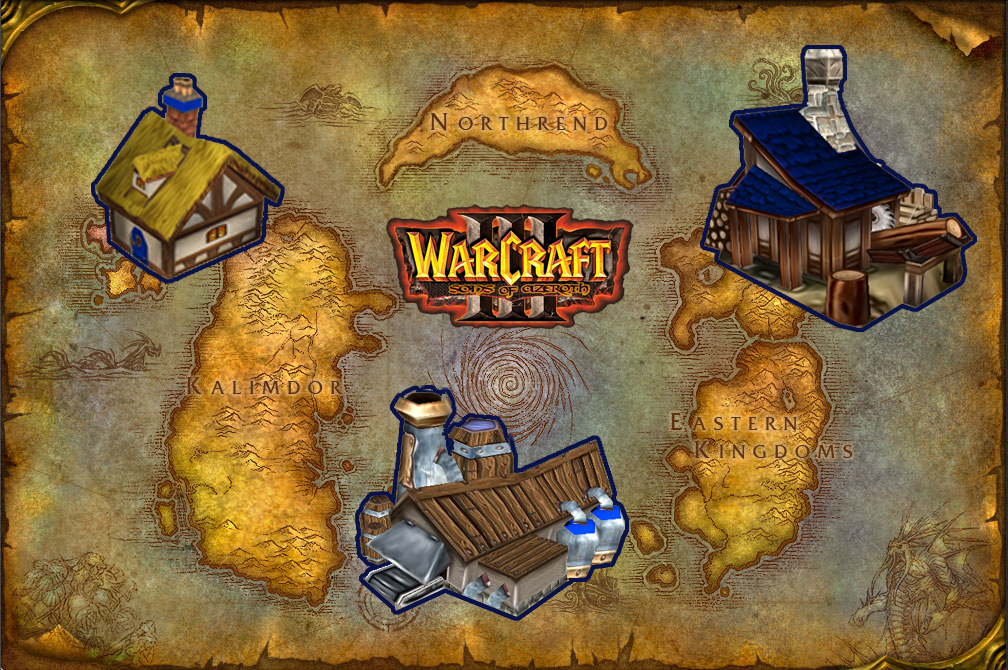 warcraft 3 human buildings