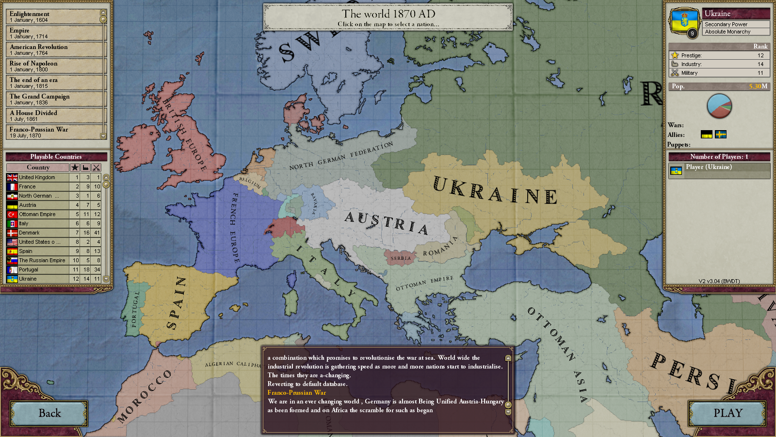 Victoria 2 chronology mod steam фото 36