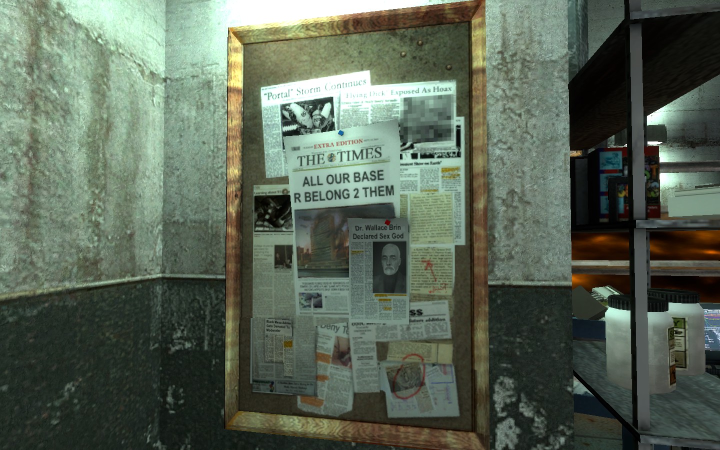 Corkboard image - Half-Laugh mod for Half-Life 2 - ModDB