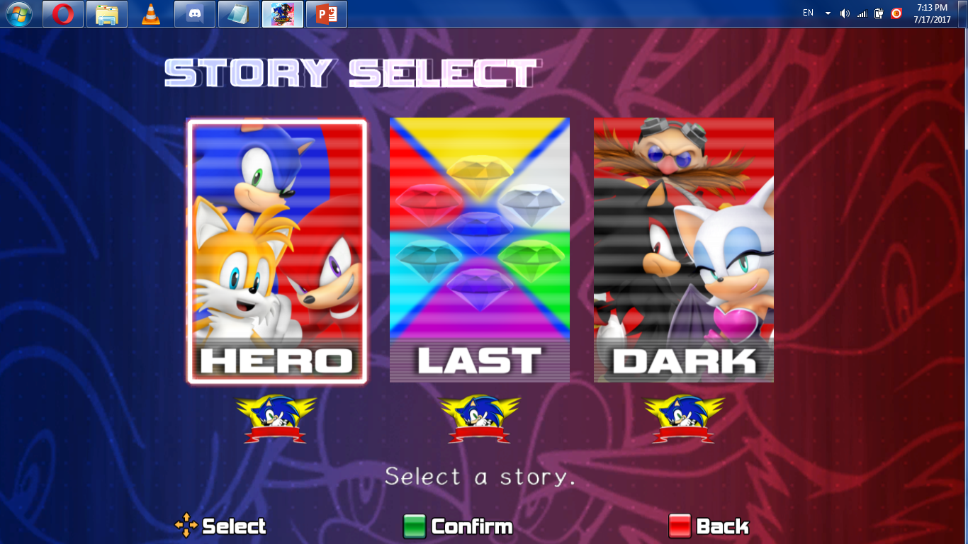 sonic adventure 2 character select mod
