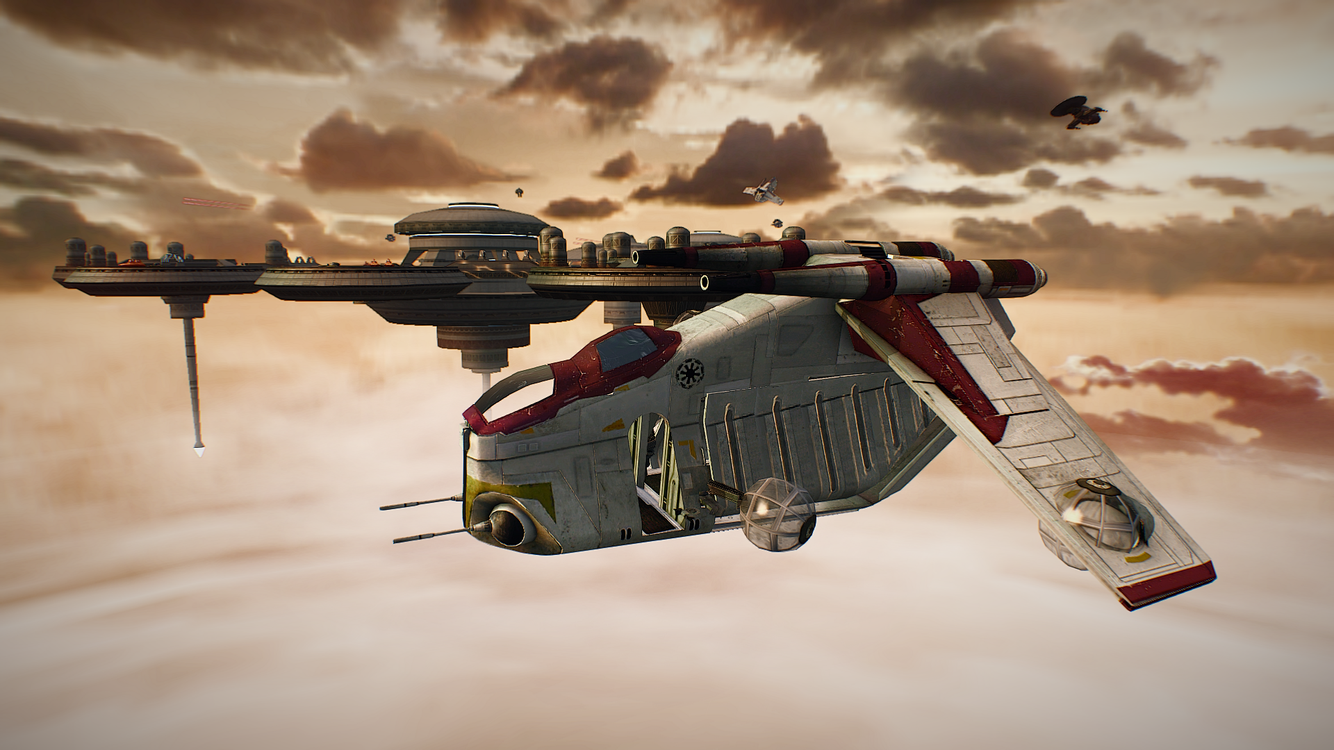 Republic LAAT Gunship image - Improved Sides Mod for Star Wars ...