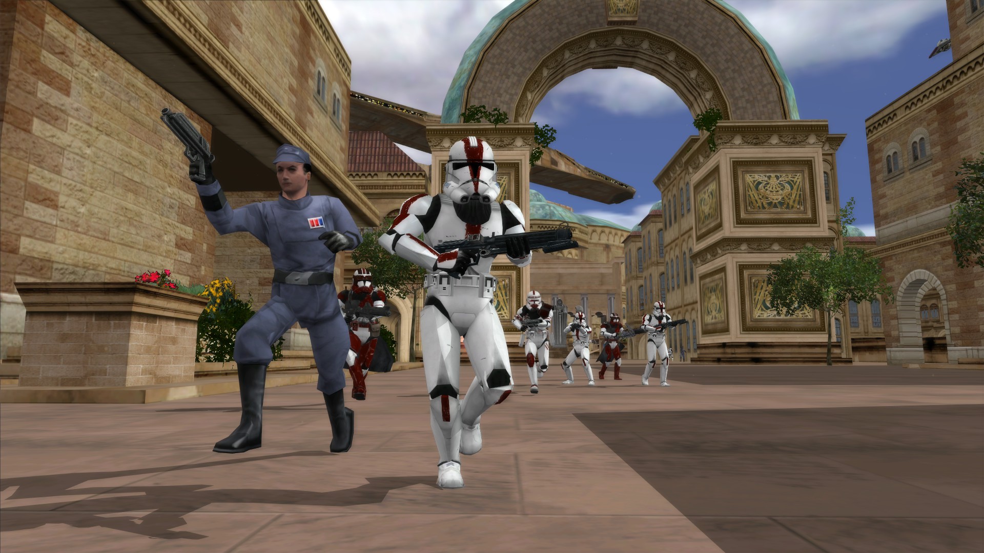 Someone made an assault on Theed mod for Battlefront II 2005. Here's a  comparison between it and the 2017 Battlefront II beta. : r/ StarWarsBattlefront