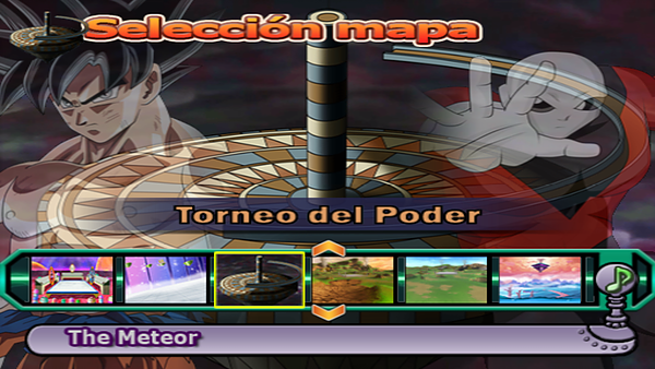 Dragon Ball Z Budokai Tenkaichi 3 ISO Torneo Del Poder - Main Menu and  Overall View 