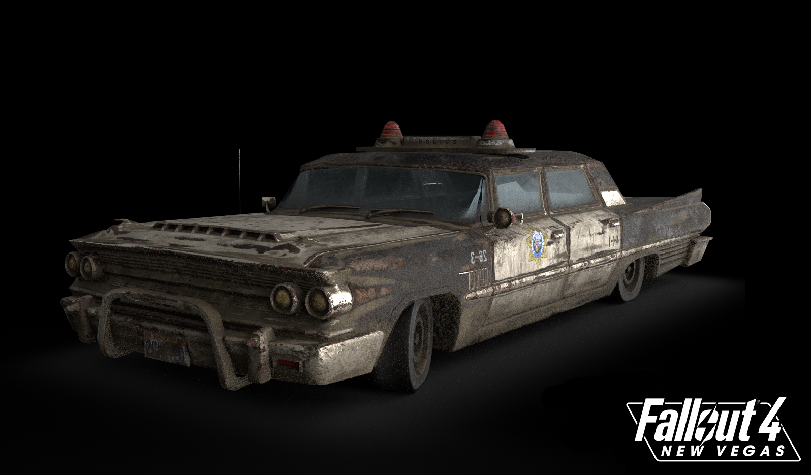 Fallout 4 police car фото 2