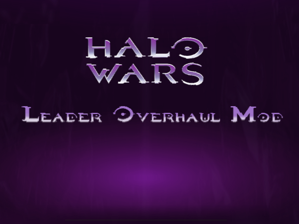 Halo Wars Leader Overhaul Mod - ModDB