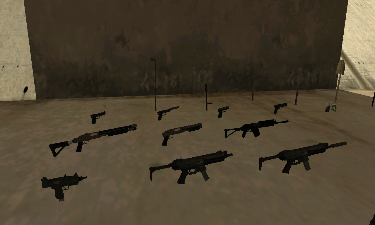 GTA SA Advance  V Edition Weapon Lists 4 image  Mod DB