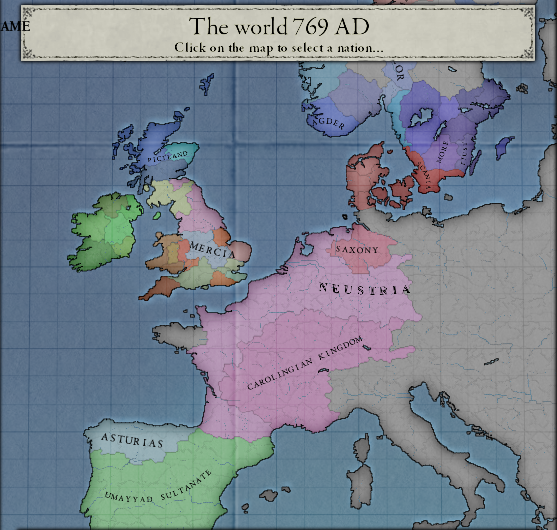 Nation Selection image - Offa II: A Medieval Mod for Victoria II - ModDB