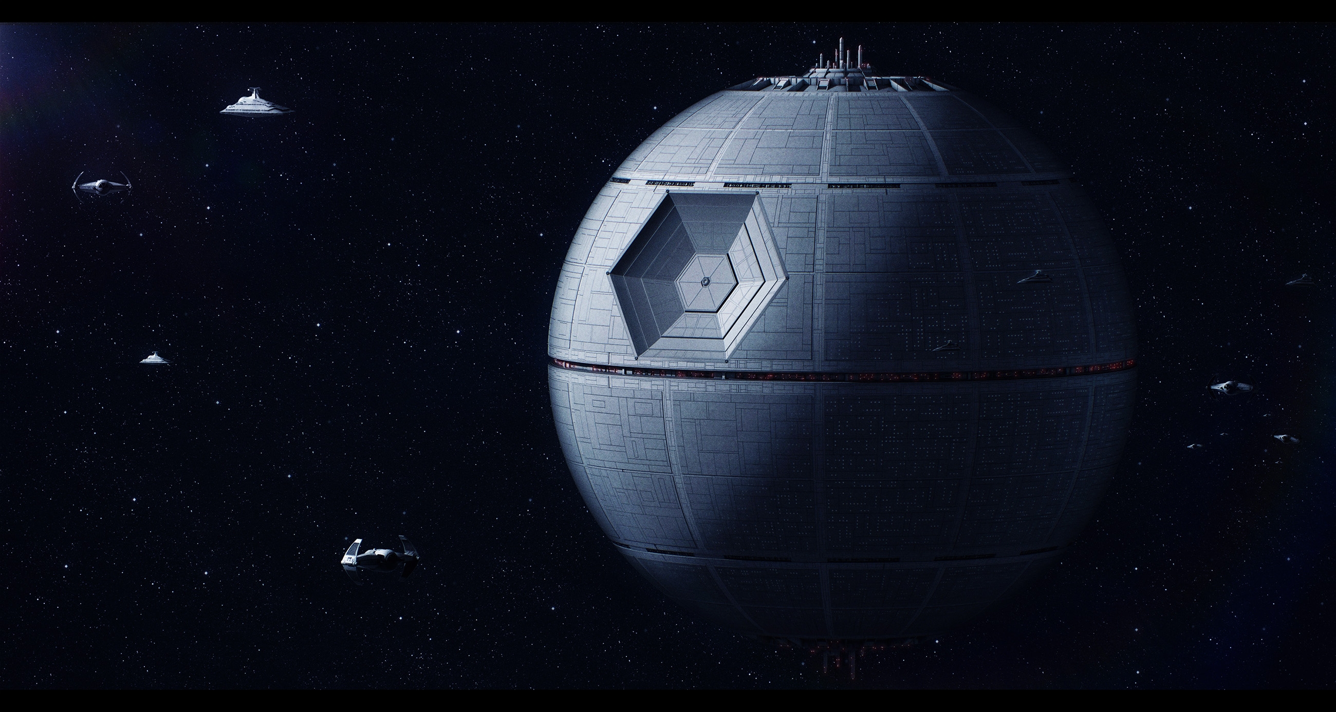 Star Wars Concept Death Star Painting